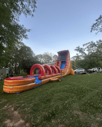 22 FT Volcano Water Slide with Slip 'N Slide